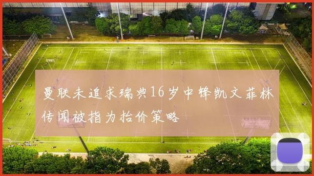 曼联未追求瑞典16岁中锋凯文菲林传闻被指为抬价策略